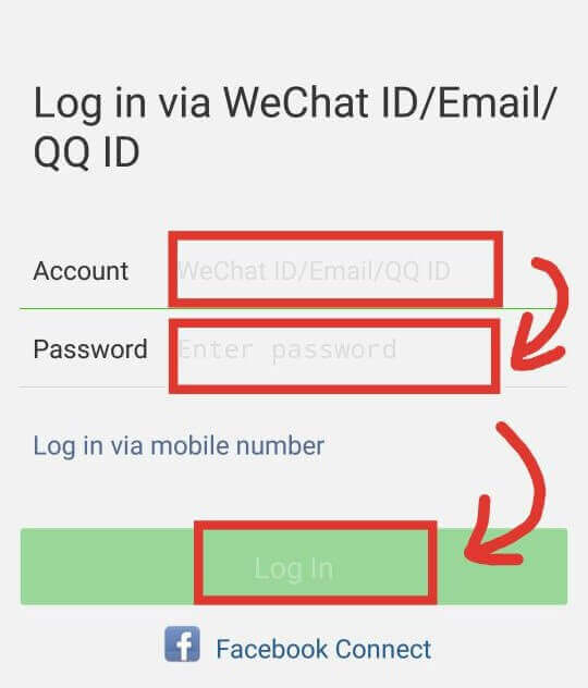 Wechat sign phone number without in How can