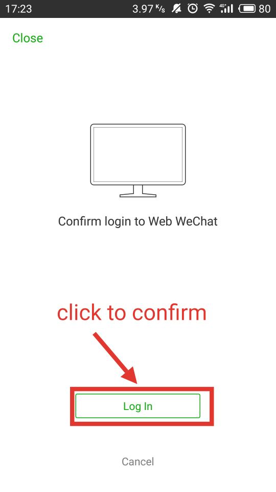 Wechat web login without phone