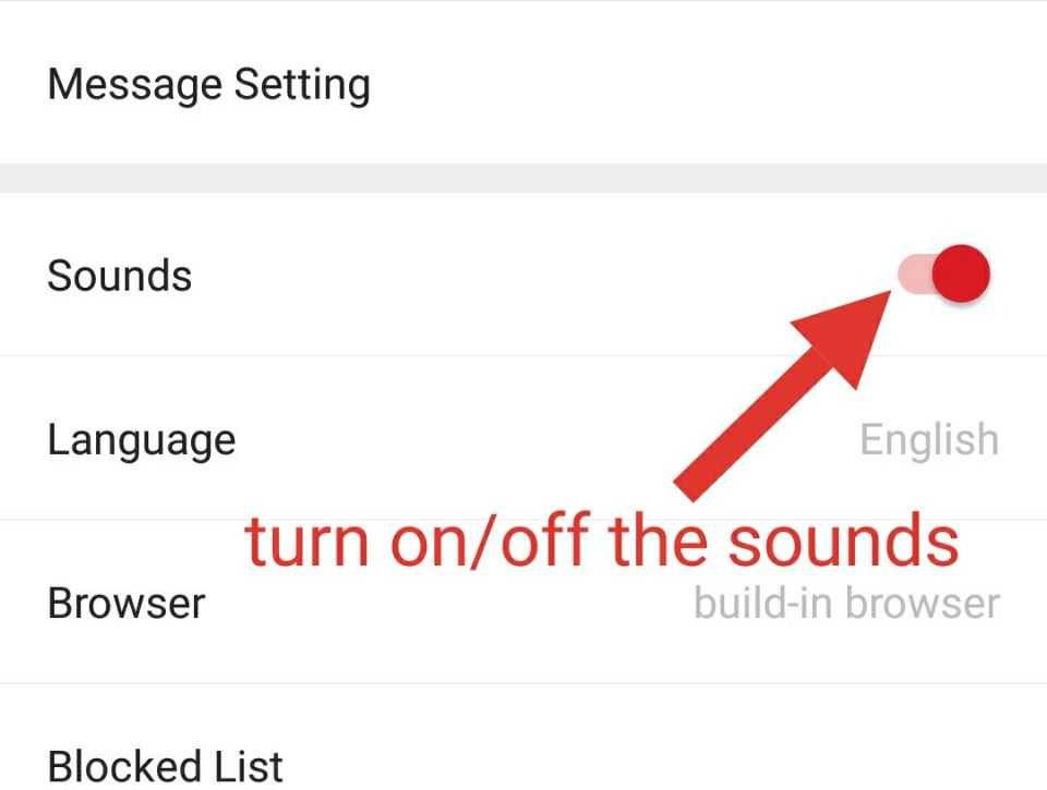 turn off sounds